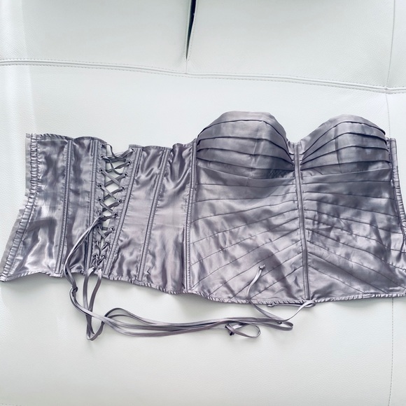 Frederick's of Hollywood Tops - Fredrick’s of Hollywood Satin Corset  MEDIUM